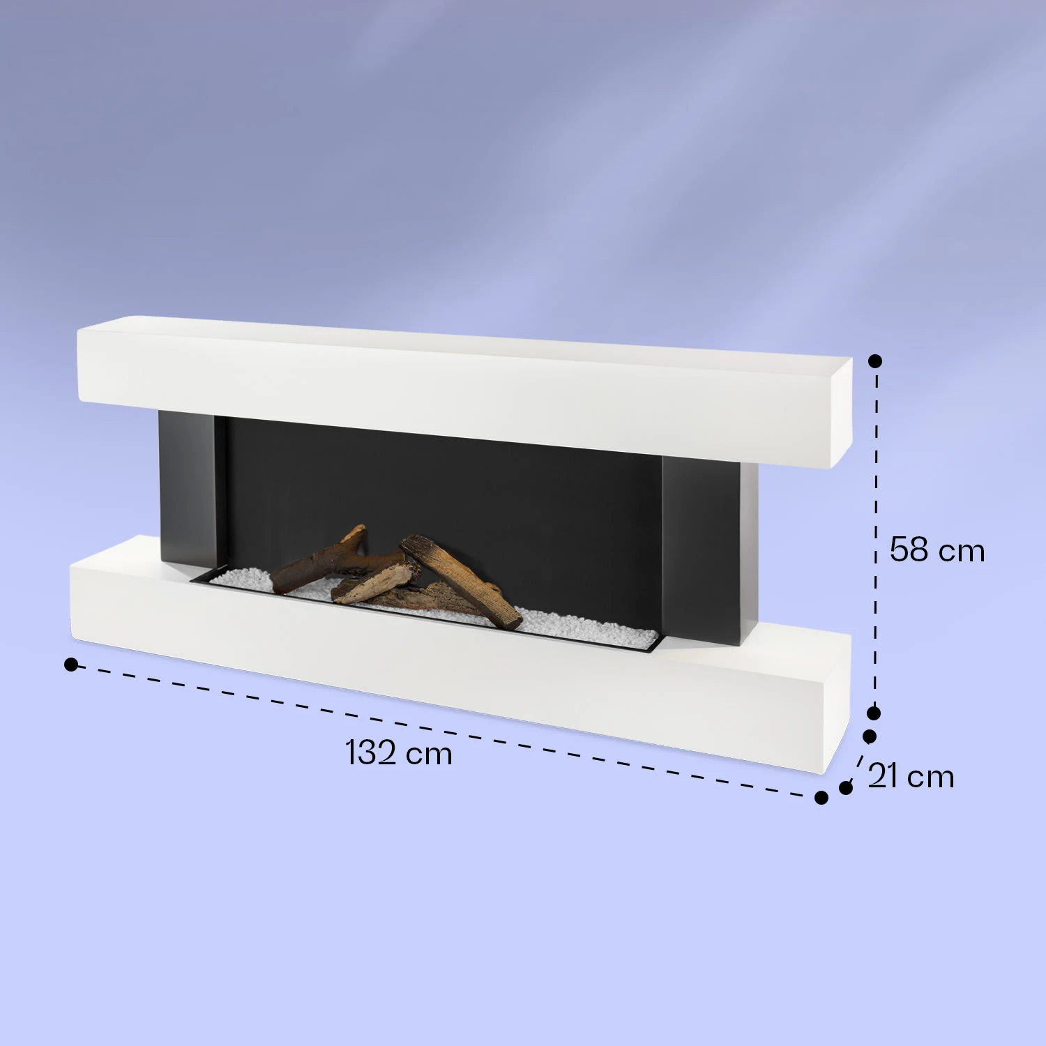 Studio Light & Fire 1 Smart Kamin 1000/2000W MDF WiFi-Steuerung Studio Light & Fire 1 Smart Kamin 1000/2000W MDF WiFi-Steuerung -Klarstein Verkaufs 10038385 yy 0007 logo