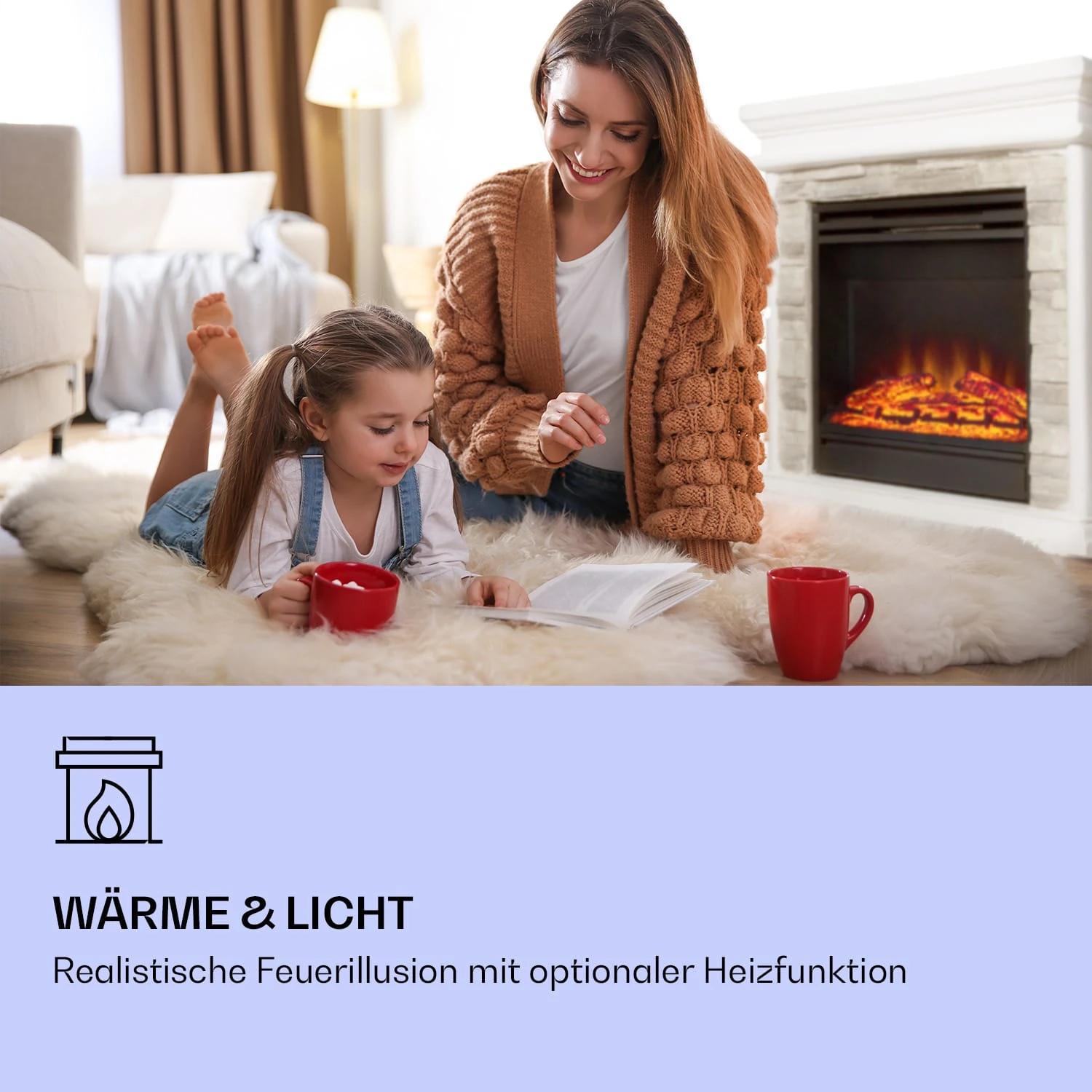 Nevis Peak Elektrischer Kamin 1800 W Heizfunktion 10 bis 30 °C Fernbedienung Nevis Peak Elektrischer Kamin 1800 W Heizfunktion 10 Bis 30 °C Fernbedienung -Klarstein Verkaufs 10038399 de 0002 logo