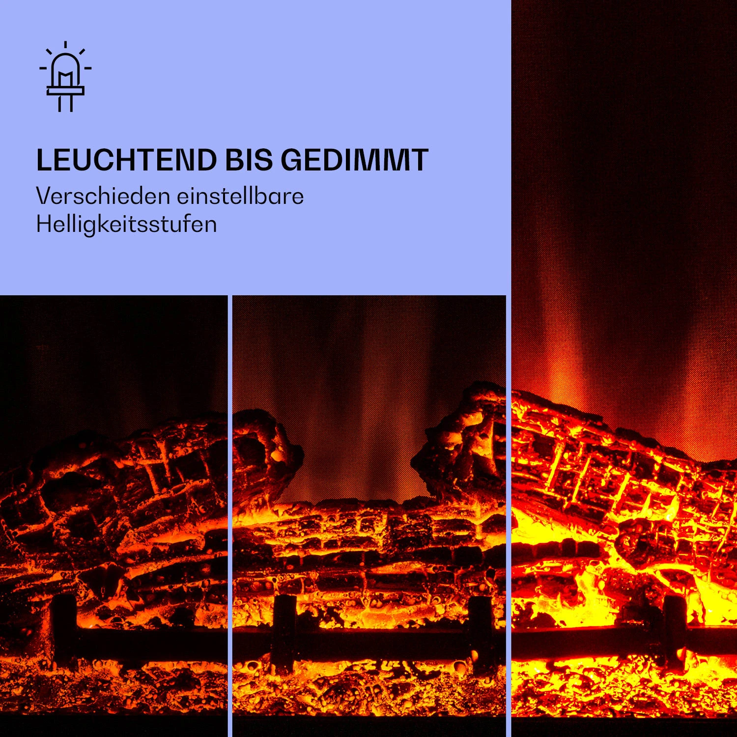 Nevis Peak Elektrischer Kamin 1800 W Heizfunktion 10 bis 30 °C Fernbedienung Nevis Peak Elektrischer Kamin 1800 W Heizfunktion 10 Bis 30 °C Fernbedienung -Klarstein Verkaufs 10038399 de 0005 logo