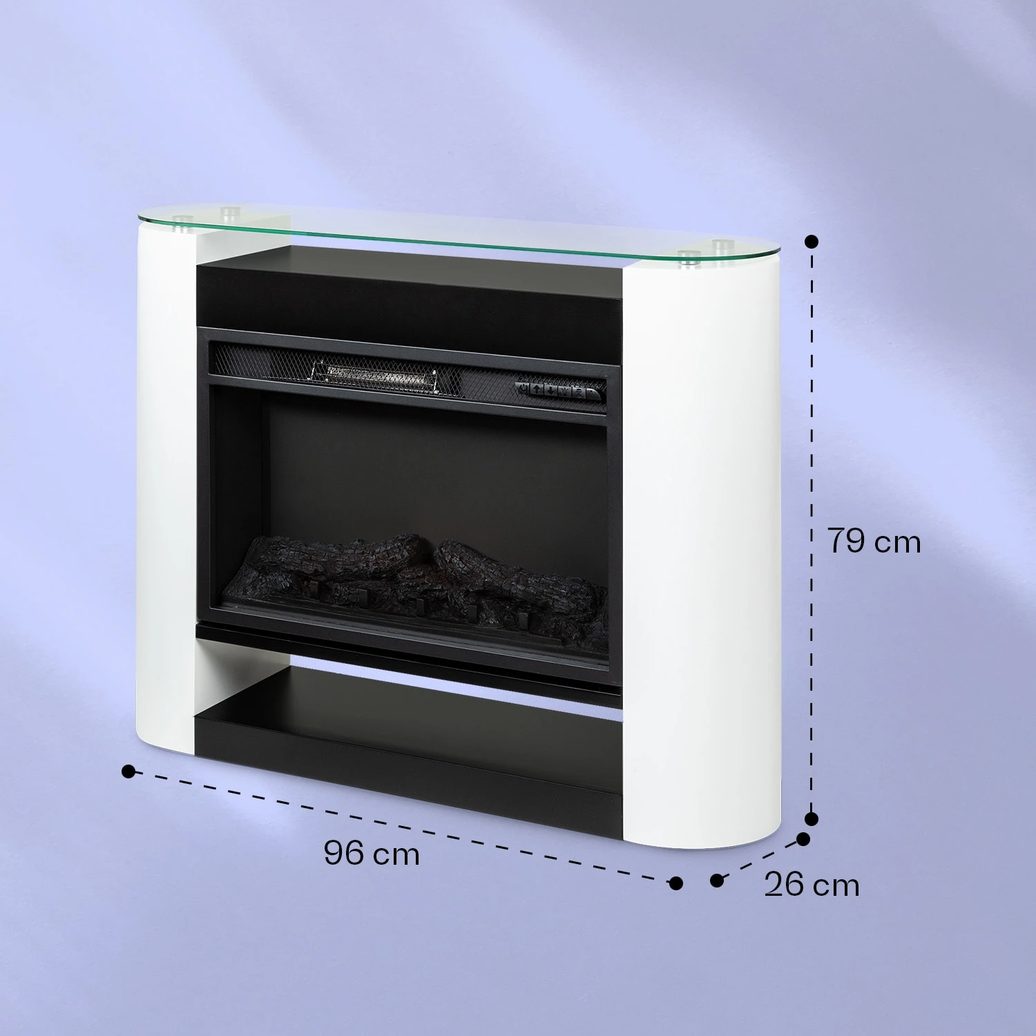Studio 10 Arc Elektrokamin 1800 W LED-Flammen Heizlüfter Fernbedienung Studio 10 Arc Elektrokamin 1800 W LED-Flammen Heizlüfter Fernbedienung -Klarstein Verkaufs 10038402 yy 0006 logo
