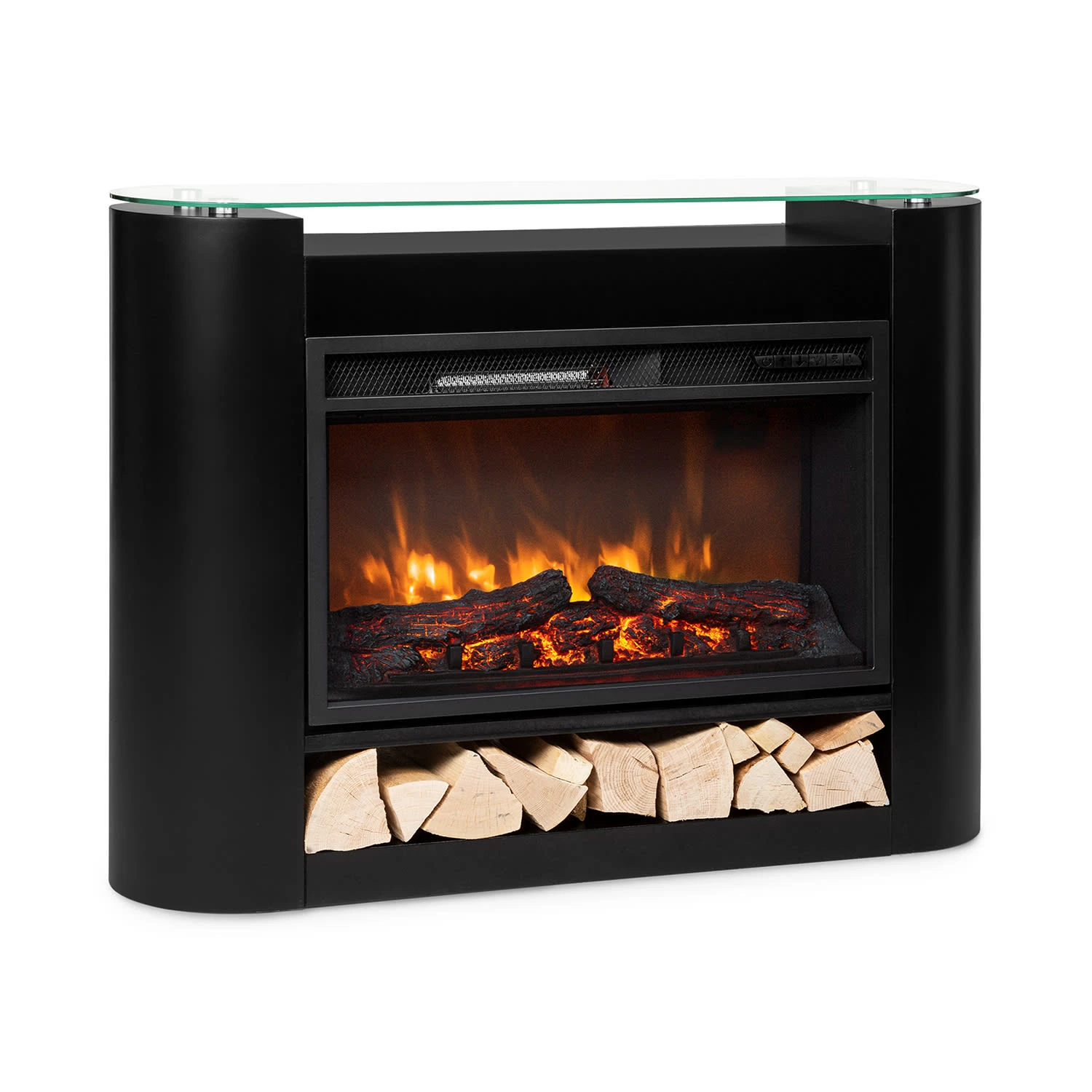 Studio 10 Arc Elektrokamin 1800 W LED-Flammen Heizlüfter Fernbedienung Studio 10 Arc Elektrokamin 1800 W LED-Flammen Heizlüfter Fernbedienung -Klarstein Verkaufs 10038403 yy 0001 titel