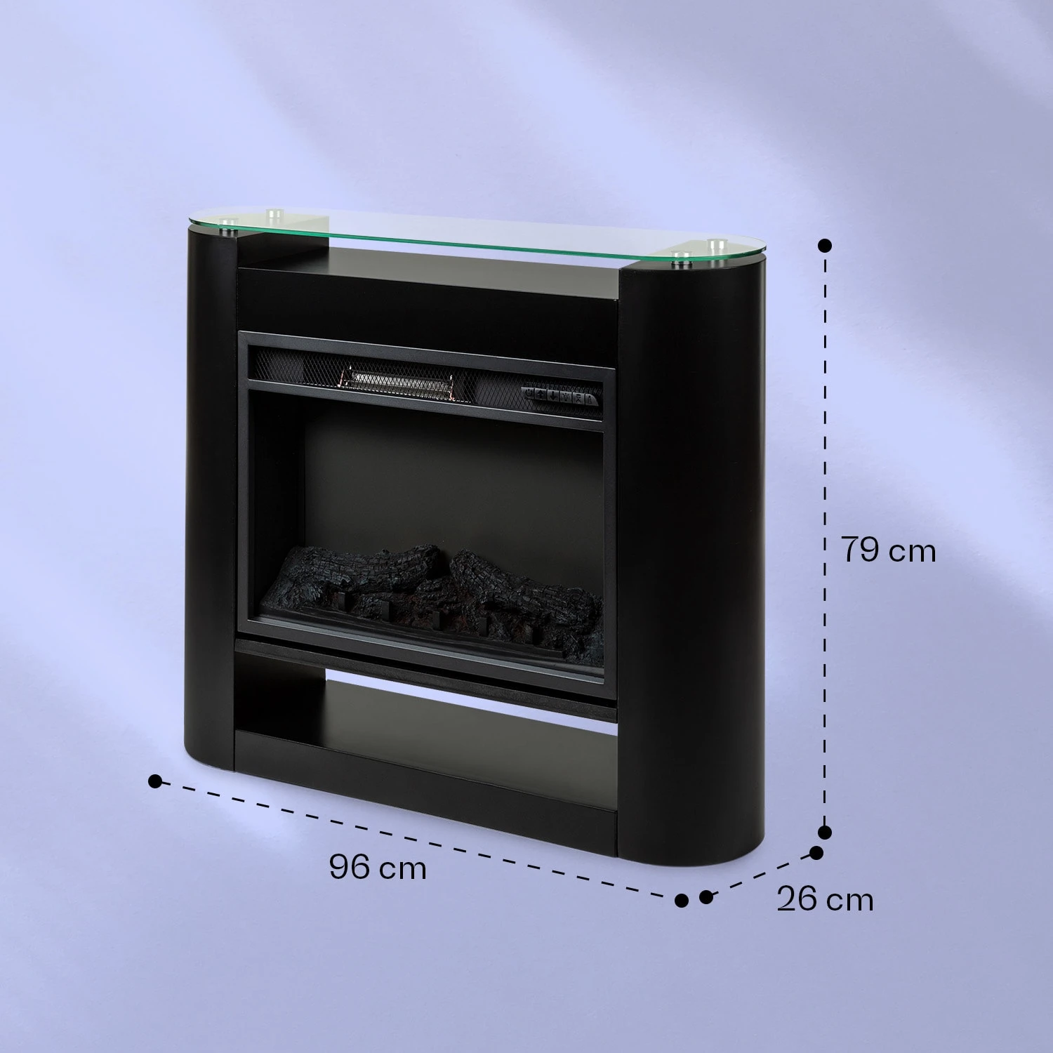 Studio 10 Arc Elektrokamin 1800 W LED-Flammen Heizlüfter Fernbedienung Studio 10 Arc Elektrokamin 1800 W LED-Flammen Heizlüfter Fernbedienung -Klarstein Verkaufs 10038403 yy 0006 logo