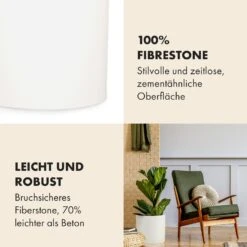 Gendt Pflanztopf Übertopf Faserstein In/Outdoor -Klarstein Verkaufs 10038466 de 0003 usp