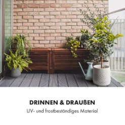 Heusden Blumentopf 2er-Set Polystone Pflanzenfreundlich Handgemacht 3D-Optik -Klarstein Verkaufs 10038484 de 0005 logo