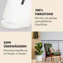 Pflanztopf Übertopf Faserstein In/Outdoor -Klarstein Verkaufs 10038510 de 0003 usp