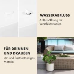 Pflanztopf Übertopf Faserstein In/Outdoor -Klarstein Verkaufs 10038510 de 0004 usp