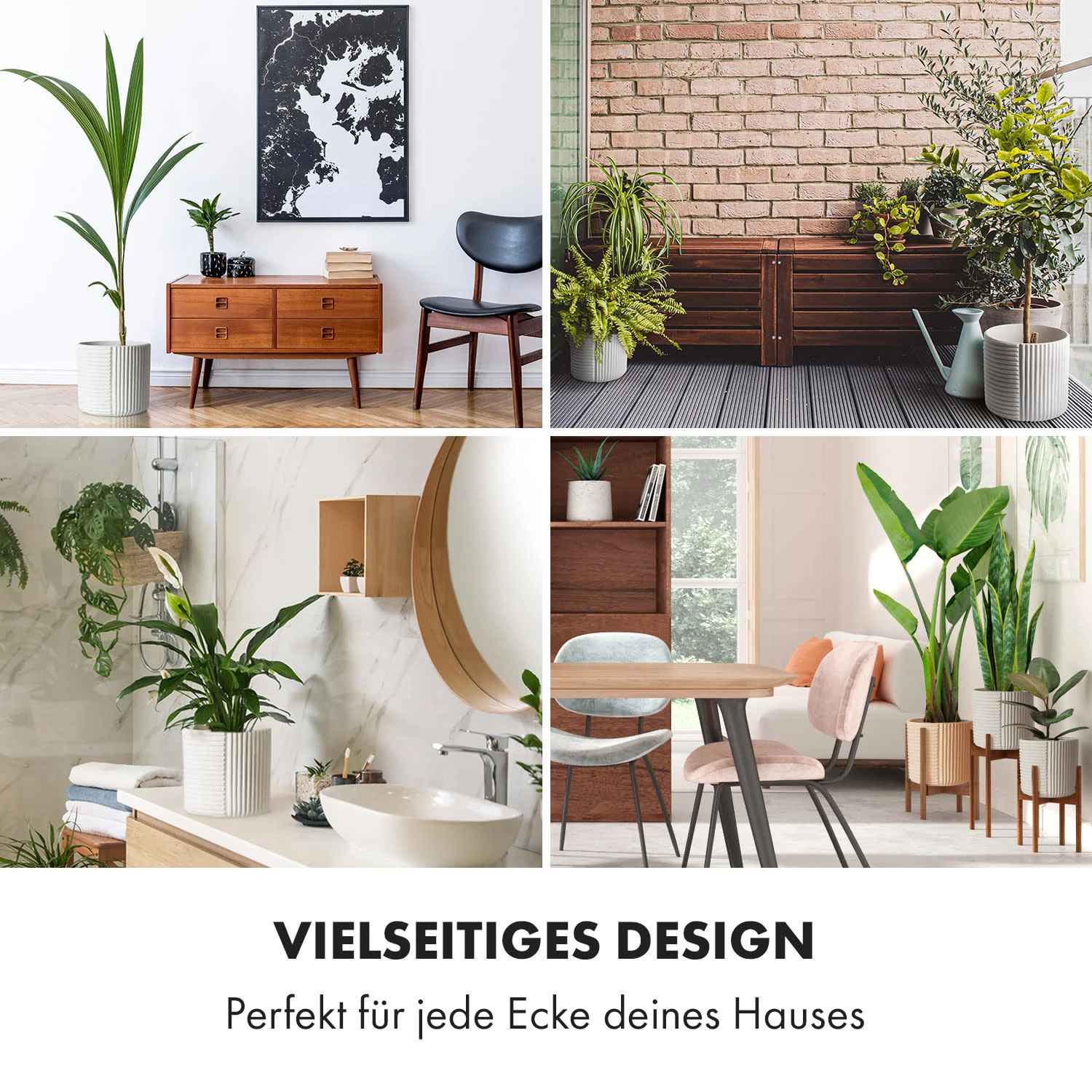 Hasselt Blumentopf Polystone pflanzenfreundlich handgemacht 3D-Optik Hasselt Blumentopf Polystone Pflanzenfreundlich Handgemacht 3D-Optik -Klarstein Verkaufs 10038547 de 0002 usp