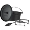 Galloway Dutch Oven 4.5 BBQ-Topf Gusseisen Größe S / 4.5 Qt