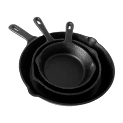 Parthenaise Bratpfannen 3er-Set 12/16/21cm Ø Gusseisen Rund Voreingebrannt 3 Parthenaise Bratpfannen 3er-Set 12/16/21cm Ø Gusseisen Rund Voreingebrannt -Klarstein Verkaufs 10038597 yy 0004 logo