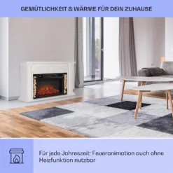 Saint Helens Elektrokamin 1900 W LED-Technik Fernbedienung 3 Saint Helens Elektrokamin 1900 W LED-Technik Fernbedienung -Klarstein Verkaufs 10038615 de 0004 usp