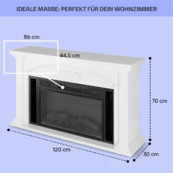 Saint Helens Elektrokamin 1900 W LED-Technik Fernbedienung 4 Saint Helens Elektrokamin 1900 W LED-Technik Fernbedienung -Klarstein Verkaufs 10038615 de 0005 usp