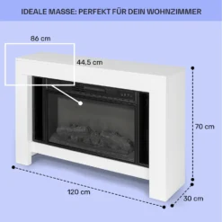 Studio Loft 2 Elektrokamin 1900 W LED-Technik Fernbedienung -Klarstein Verkaufs 10038617 de 0005 usp