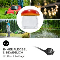 Power Mushroom Smart Gartensteckdose WiFi-Steuerung 3680 Watt IP44 -Klarstein Verkaufs 10038626 de 0005 logo
