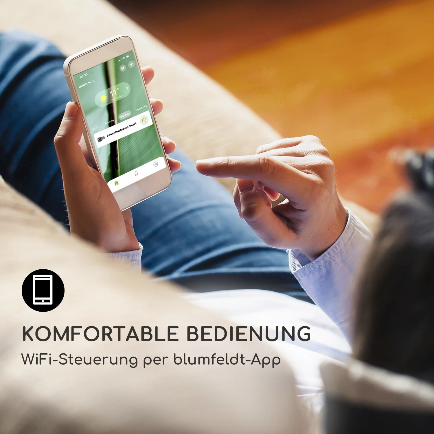 Power Mushroom Smart Gartensteckdose WiFi-Steuerung 3680 Watt IP44 Power Mushroom Smart Gartensteckdose WiFi-Steuerung 3680 Watt IP44 -Klarstein Verkaufs 10038628 de 0002 logo
