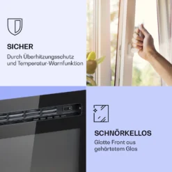 Galeras Elektrischer Wand- Und Einbaukamin 1800 W LED 3 Farben Timer 6 Galeras Elektrischer Wand- Und Einbaukamin 1800 W LED 3 Farben Timer -Klarstein Verkaufs 10038689 de 0007 logo