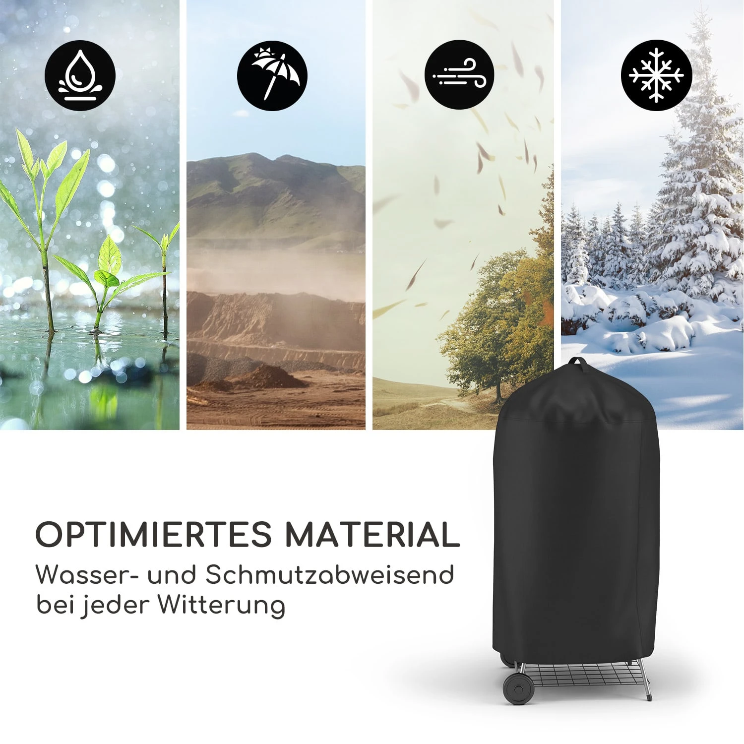 Grillguard Schutzhülle Kugelgrill Ø 70 cm UV-beständig Haltegriff Grillguard Schutzhülle Kugelgrill Ø 70 Cm UV-beständig Haltegriff -Klarstein Verkaufs 10038717 yy 0004 logo