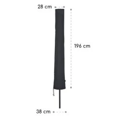 Shield Premium Schutzhülle Sonnenschirm Bis Ø 300 Cm UV-beständig -Klarstein Verkaufs 10038718 yy 0008 dimensions