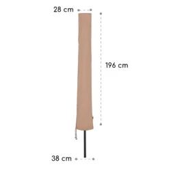 Shield Premium Schutzhülle Sonnenschirm Bis Ø 300 Cm UV-beständig -Klarstein Verkaufs 10038725 yy 0008 dimensions