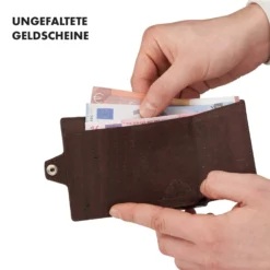 ZNAP Slim Wallet 8 Karten Münzfach 8 X 1,5 X 6 Cm (BxHxT) RFID-Schutz -Klarstein Verkaufs 10038736 de 0004 logo