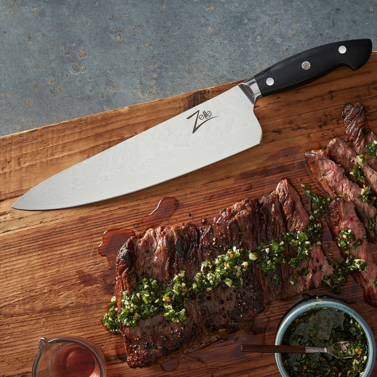 Executive-Plus Serie 10" Kochmesser 61 HRC Damaszenerstahl Executive-Plus Serie 10" Kochmesser 61 HRC Damaszenerstahl -Klarstein Verkaufs 10039013 de 0003 logo