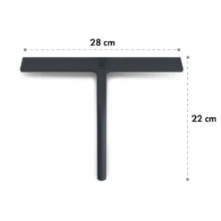 Blaze Duschabzieher 28 Cm Silikonumhüllung Edelstahlkern Modernes Design -Klarstein Verkaufs 10039056 yy 0011 dimensions