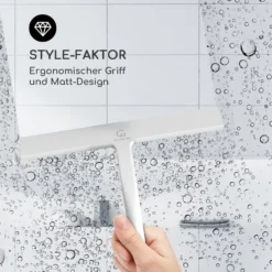 Blaze Duschabzieher 23 Cm Silikonumhüllung Edelstahlkern Modernes Design 2 Blaze Duschabzieher 23 Cm Silikonumhüllung Edelstahlkern Modernes Design -Klarstein Verkaufs 10039057 de 0003 usp