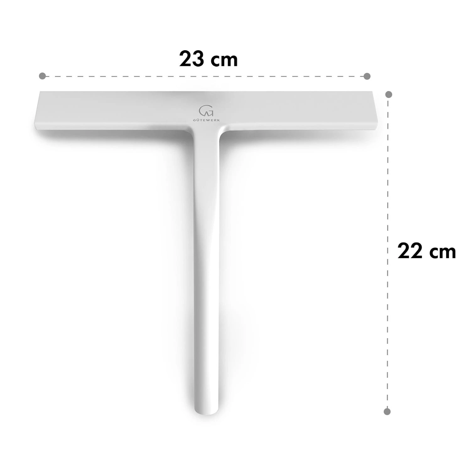 Blaze Duschabzieher 23 cm Silikonumhüllung Edelstahlkern modernes Design Blaze Duschabzieher 23 Cm Silikonumhüllung Edelstahlkern Modernes Design -Klarstein Verkaufs 10039057 yy 0011 dimensions