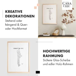 Edinburgh Bilderrahmen Rechteckig A2 58,4 X 41 Cm Fotos Passepartout Echtholz -Klarstein Verkaufs 10039279 de 0003 usp