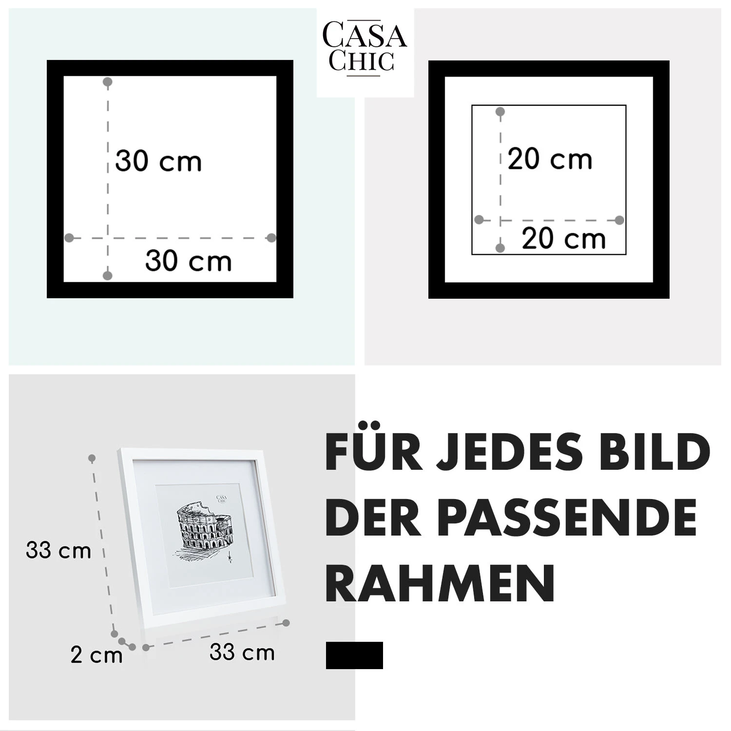 Everton Bilderrahmen quadratisch 25 x 25 cm Fotos Passepartout Glas Everton Bilderrahmen Quadratisch 25 X 25 Cm Fotos Passepartout Glas -Klarstein Verkaufs 10039291 de 0005 usp