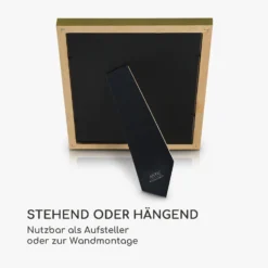 Lancaster Bilderrahmen Rechteckig 24,8 X 19,3 Cm Fotos Passepartout Holz -Klarstein Verkaufs 10039320 de 0005 logo