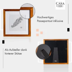Bristol Bilderrahmen Glasscheibe 25 X 25 Cm Mit Passepartout Echtholz 3 Bristol Bilderrahmen Glasscheibe 25 X 25 Cm Mit Passepartout Echtholz -Klarstein Verkaufs 10039322 de 0004 usp
