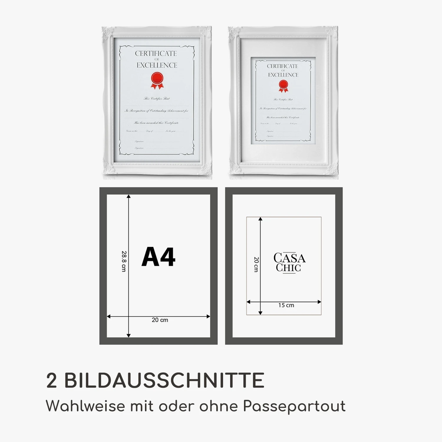 Regent Bilderrahmen rechteckig A4 Fotos Passepartout Glas Rokoko Regent Bilderrahmen Rechteckig A4 Fotos Passepartout Glas Rokoko -Klarstein Verkaufs 10039341 de 0006 logo