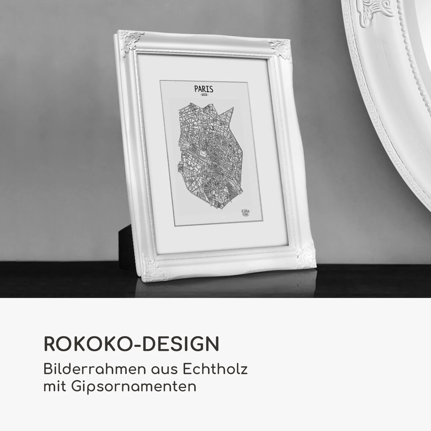 Regent Bilderrahmen rechteckig 25 x 20 cm Fotos Passepartout Glas Rokoko Regent Bilderrahmen Rechteckig 25 X 20 Cm Fotos Passepartout Glas Rokoko -Klarstein Verkaufs 10039345 de 0002 logo