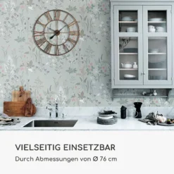 Queensway 80 Wanduhr Metallrahmen Geräuschlos Ø 76 Cm -Klarstein Verkaufs 10039367 de 0006 logo