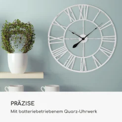 Queensway 80 Wanduhr Metallrahmen Geräuschlos Ø 76 Cm -Klarstein Verkaufs 10039368 de 0005 logo