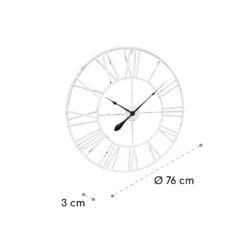 Queensway 80 Wanduhr Metallrahmen Geräuschlos Ø 76 Cm -Klarstein Verkaufs 10039368 yy 0007 logo