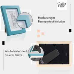 Clapton Bilderrahmen 3er-Set Rechteckig 14 X 9 Cm Fotos Passepartout Glas -Klarstein Verkaufs 10039387 de 0004 usp