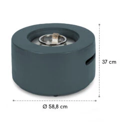 Pilos Gas-Feuerstelle 40.000BTU/13kW Abdeckung Edelstahlbrenner -Klarstein Verkaufs 10039400 yy 0007 logo