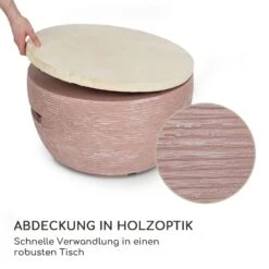 Vitina Gas-Feuerstelle 40.000BTU/13kW Abdeckung Edelstahlbrenner 3 Vitina Gas-Feuerstelle 40.000BTU/13kW Abdeckung Edelstahlbrenner -Klarstein Verkaufs 10039404 de 0004 logo