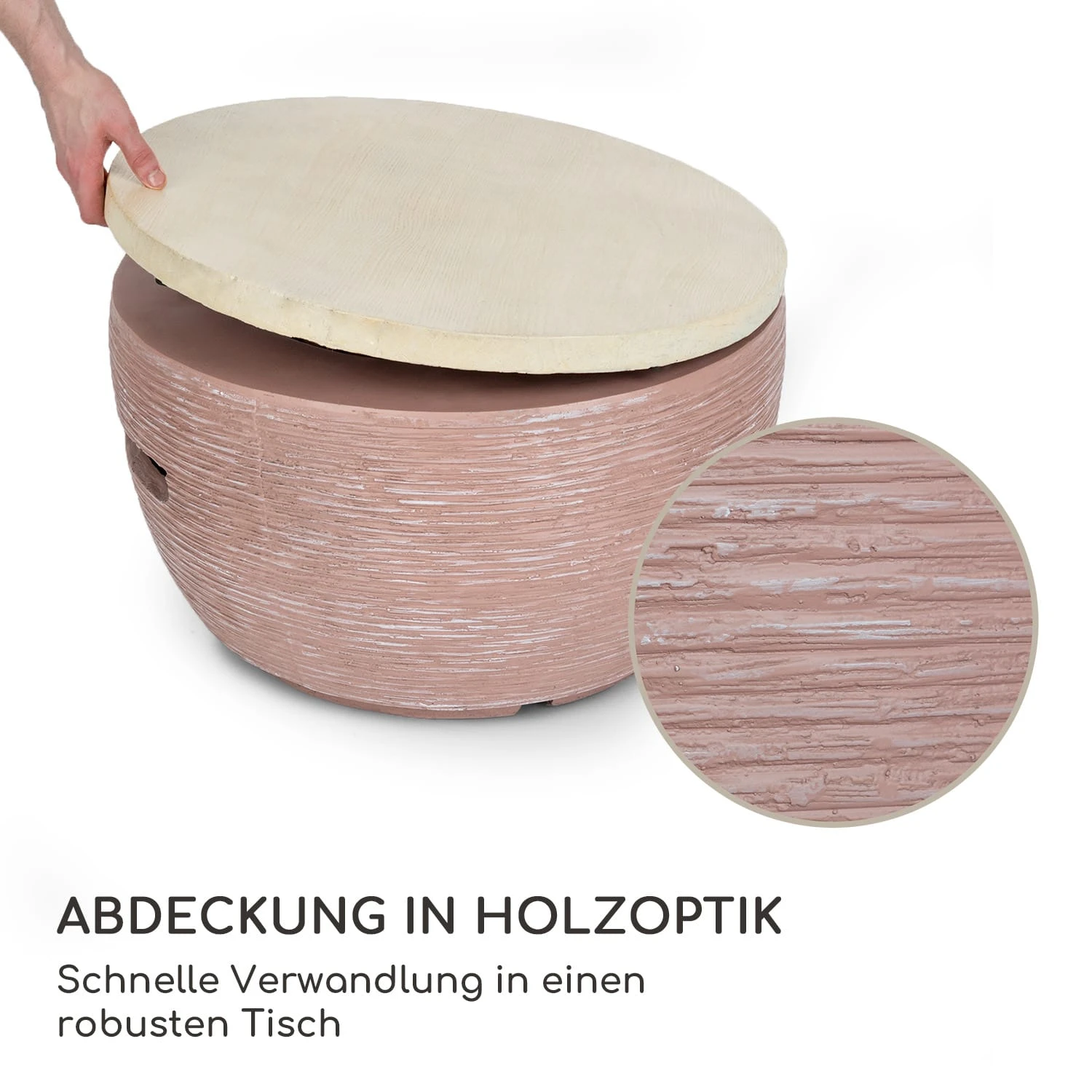 Vitina Gas-Feuerstelle 40.000BTU/13kW Abdeckung Edelstahlbrenner Vitina Gas-Feuerstelle 40.000BTU/13kW Abdeckung Edelstahlbrenner -Klarstein Verkaufs 10039404 de 0004 logo