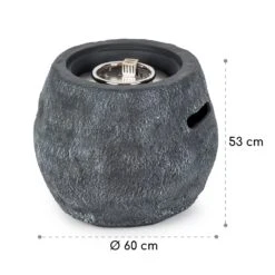 Andros Gas-Feuerstelle 40.000BTU/13kW Deckel Edelstahlbrenner -Klarstein Verkaufs 10039405 yy 0007 logo