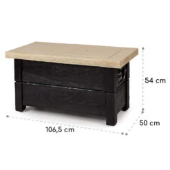 Corinth Gas-Feuerstelle 40.000BTU/13kW Abdeckung Edelstahlbrenner -Klarstein Verkaufs 10039407 yy 0008 logo