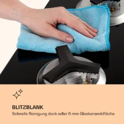 Trifecta 1 Gaskochfeld 1-flammig Starkbrenner Glaskeramik -Klarstein Verkaufs 10039420 de 0006 logo