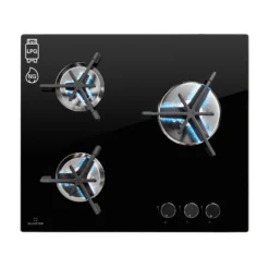 Trifecta 3 Gaskochfeld 3-flammig Gusseisen Glaskeramik