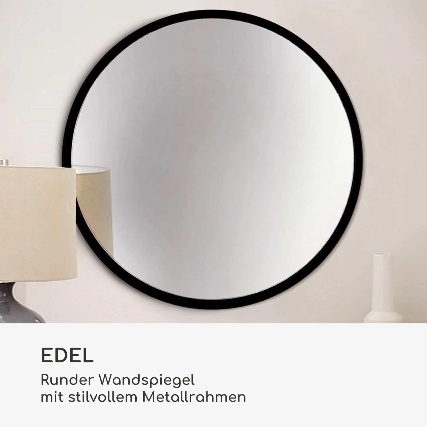 Fournier Wandspiegel Metallrahmen rund 58,8 x 58,8 cm Fournier Wandspiegel Metallrahmen Rund 58,8 X 58,8 Cm -Klarstein Verkaufs 10039428 de 0002 logo