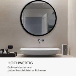 Fournier Wandspiegel Metallrahmen Rund 58,8 X 58,8 Cm 3 Fournier Wandspiegel Metallrahmen Rund 58,8 X 58,8 Cm -Klarstein Verkaufs 10039428 de 0004 logo