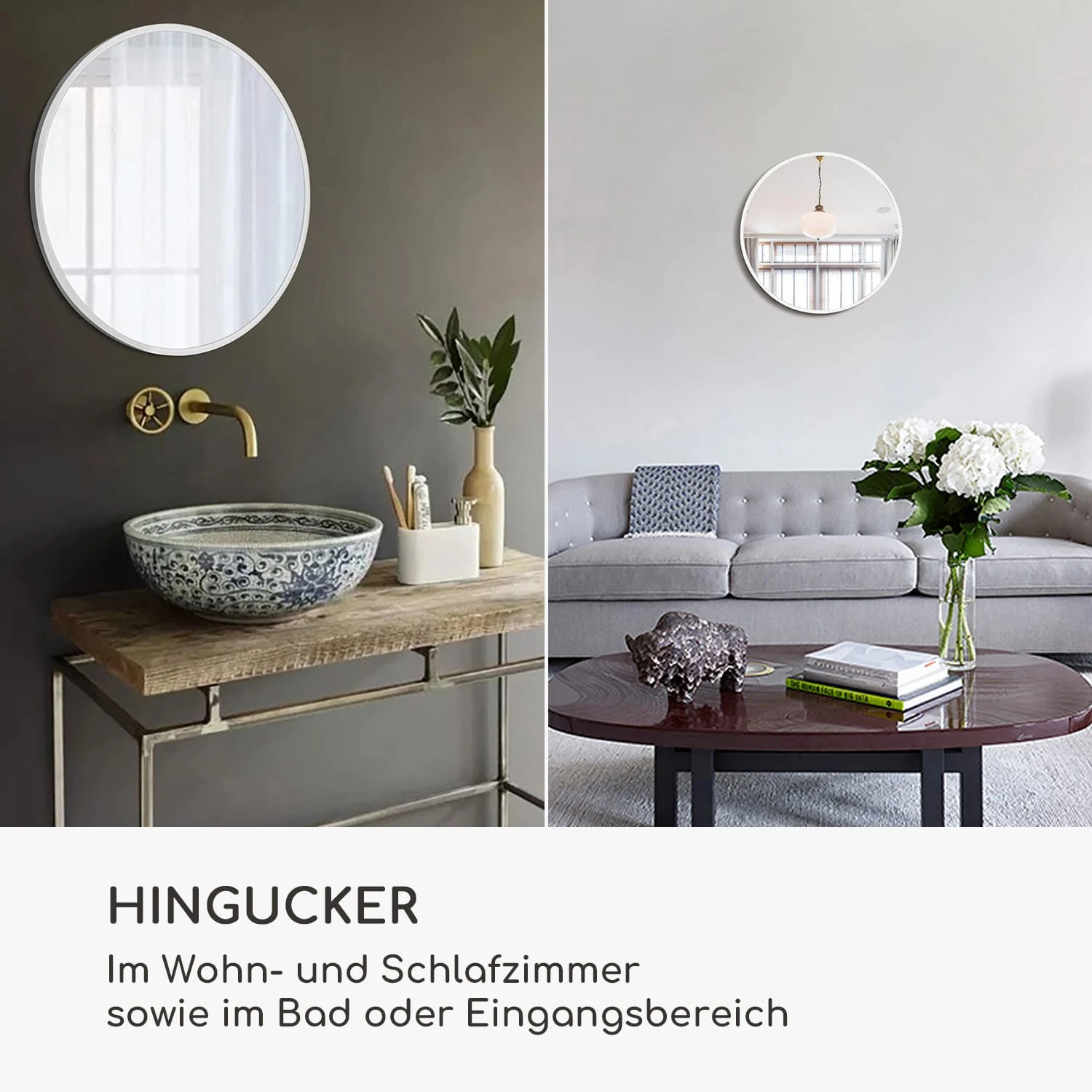 Fournier Wandspiegel Metallrahmen rund 58,8 x 58,8 cm Fournier Wandspiegel Metallrahmen Rund 58,8 X 58,8 Cm -Klarstein Verkaufs 10039431 de 0003 logo