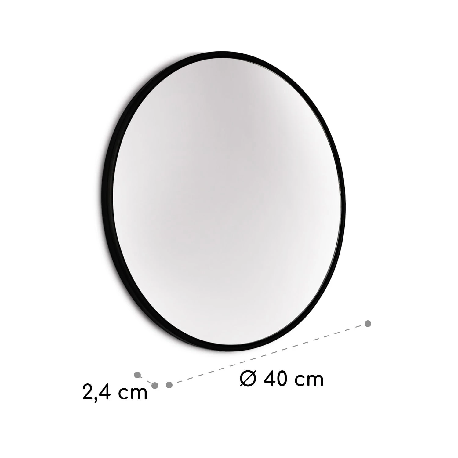 Fournier Wandspiegel Metallrahmen rund Ø 40 cm Fournier Wandspiegel Metallrahmen Rund Ø 40 Cm -Klarstein Verkaufs 10039432 yy 0006 logo