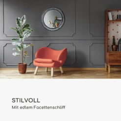 Cheyne Wandspiegel Holzrahmen Rund Ø 60 Cm Mosaik-Design 2 Cheyne Wandspiegel Holzrahmen Rund Ø 60 Cm Mosaik-Design -Klarstein Verkaufs 10039463 de 0003 logo