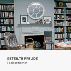 Leeds Wandspiegel Echtholzrahmen Rund Ø 90 Cm -Klarstein Verkaufs 10039469 de 0003 logo